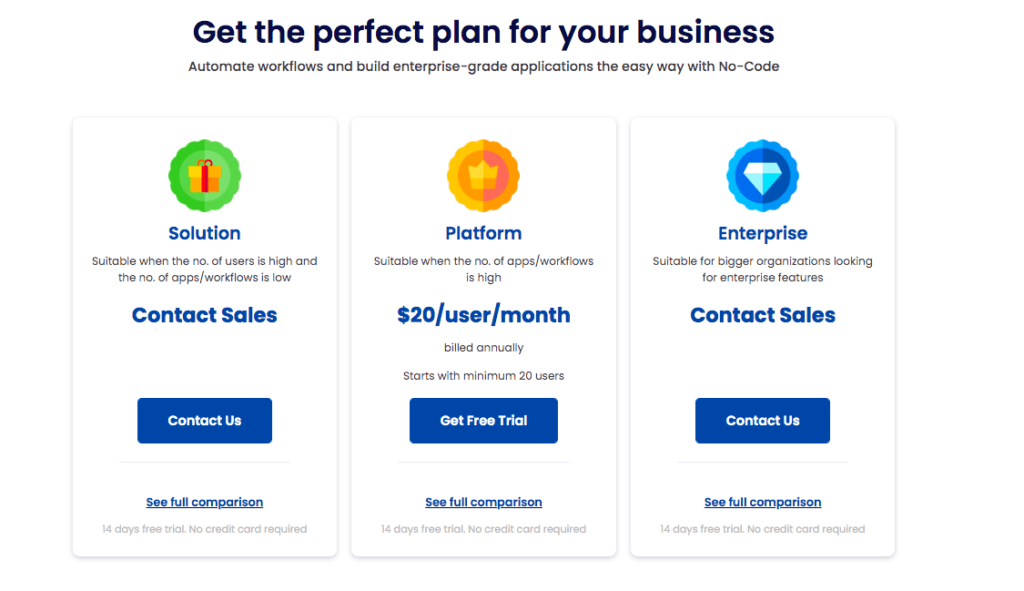 Quixy Pricing