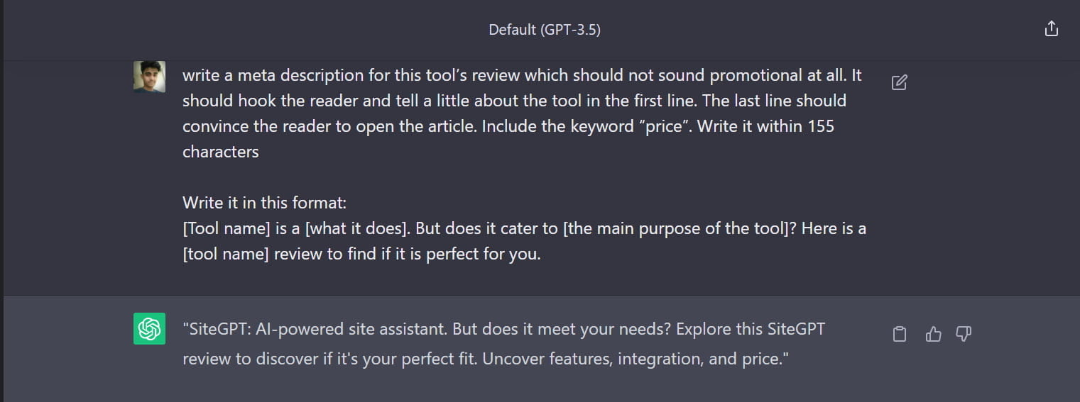 Copywriting AI Tools Issues - Customising ChatGPT's response for better content (1)