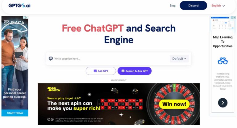 GPTGo Review Homepage