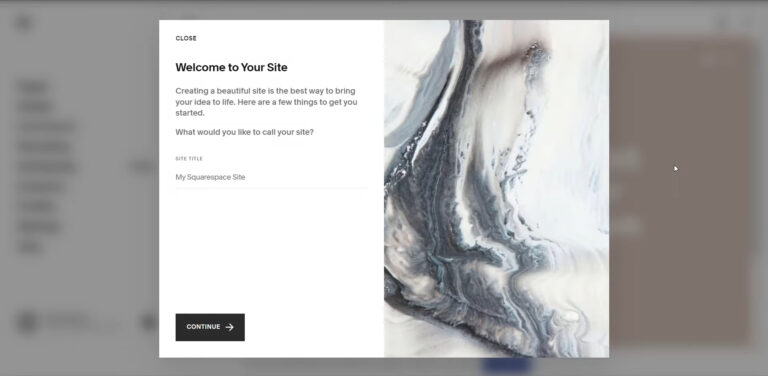 Squarespace Review - Creating a site