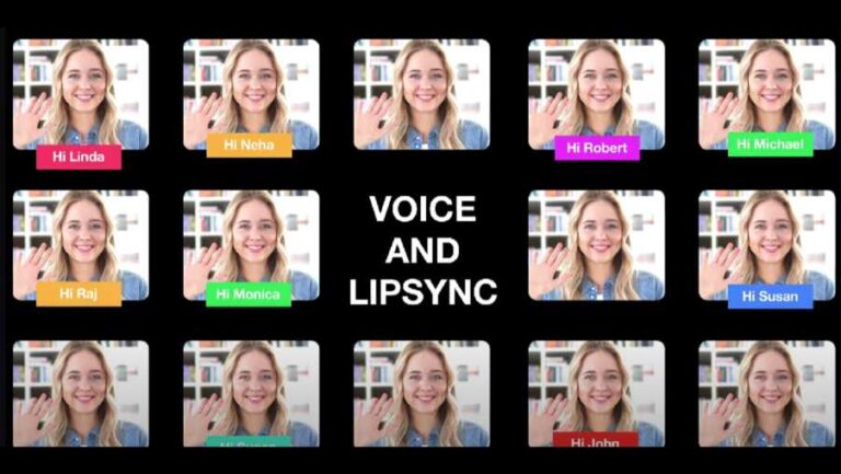 gan.ai - voice and lip syncing
