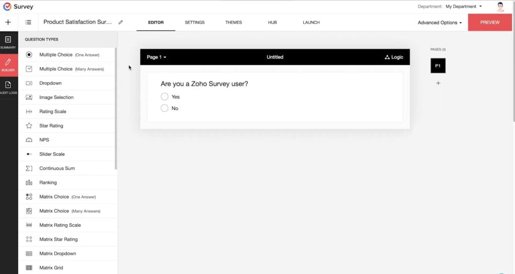 SurveyMonkey Alternatives - Zoho Survey