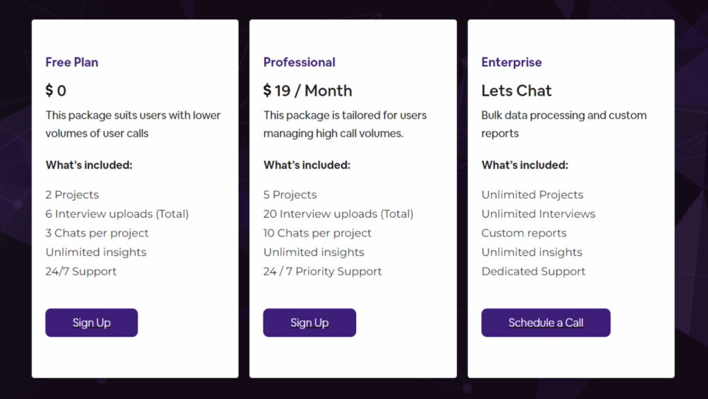 Insighto AI - Pricing