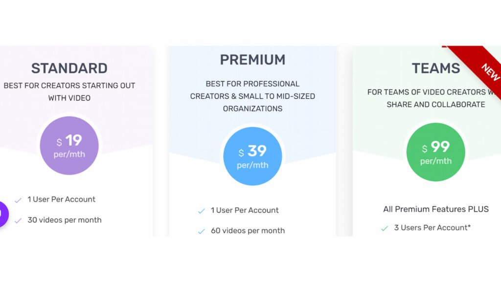 Pictory - Pricing