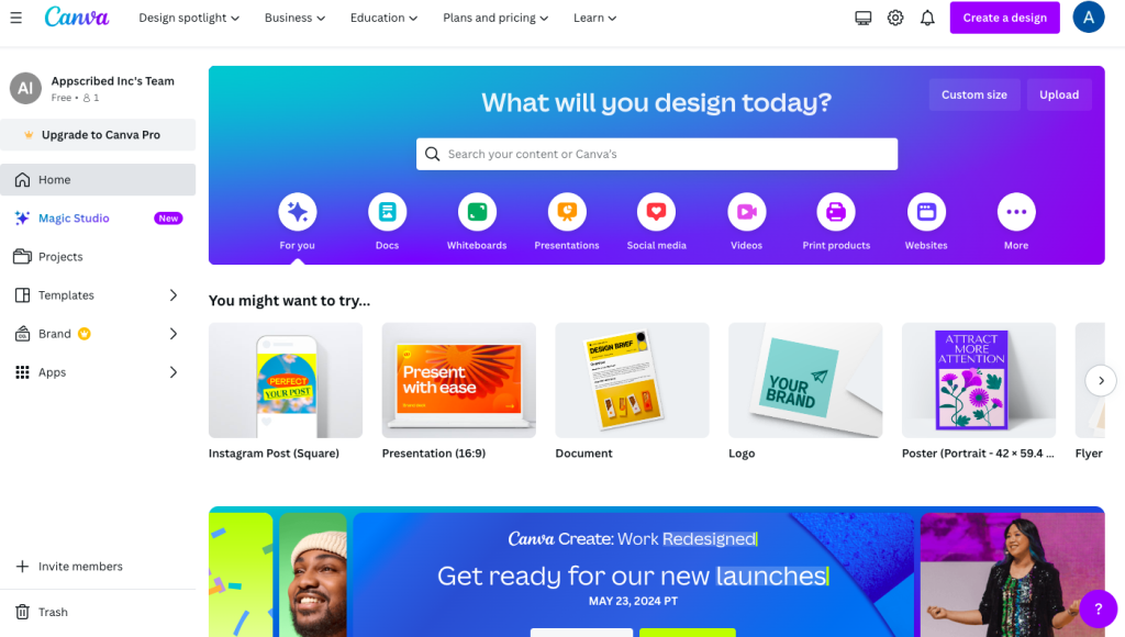 canva-appscribed-page