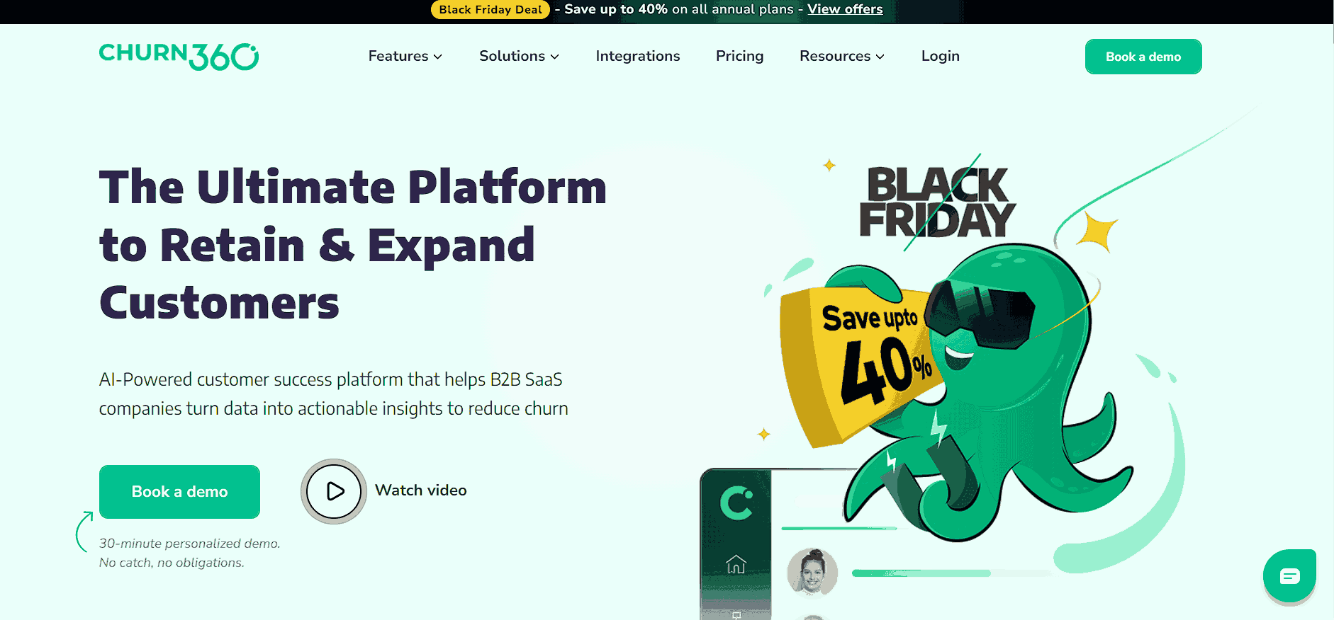Sales Tools Black Friday Deal - Churn-360 Black Friday Deal