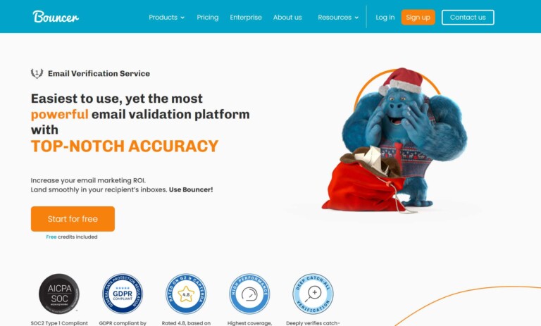 Bouncer review Homepage