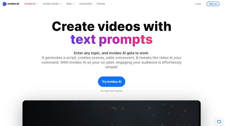 InVideo Review Homepage