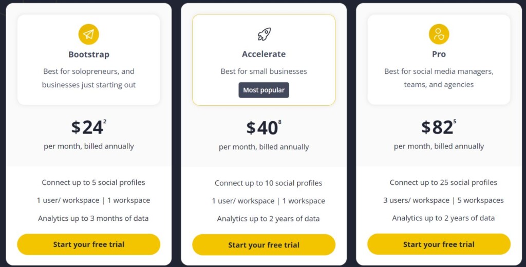 SocialBee Pricing