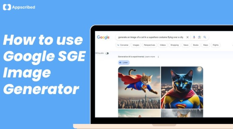 How to use Google SGE Image Generator