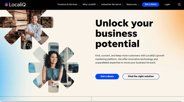 LocalIQ Review - Homepage