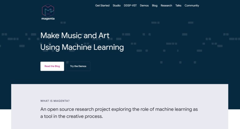 Magenta Studio Homepage