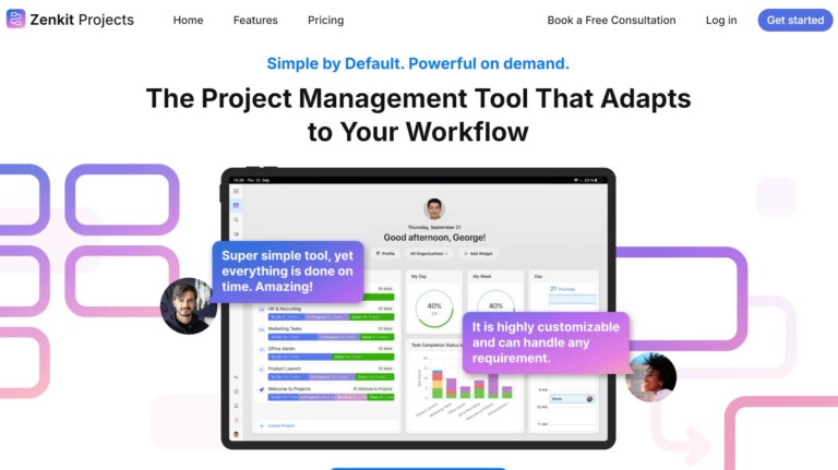 Zenkit Review - Homepage
