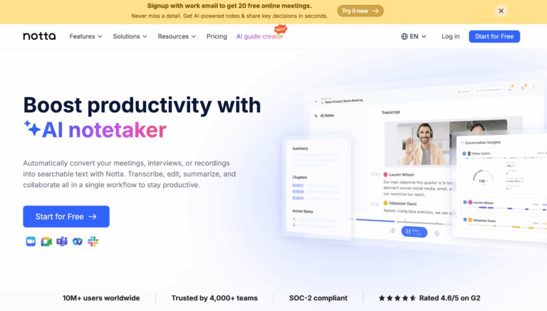 notta-ai-summarizer-transcriber