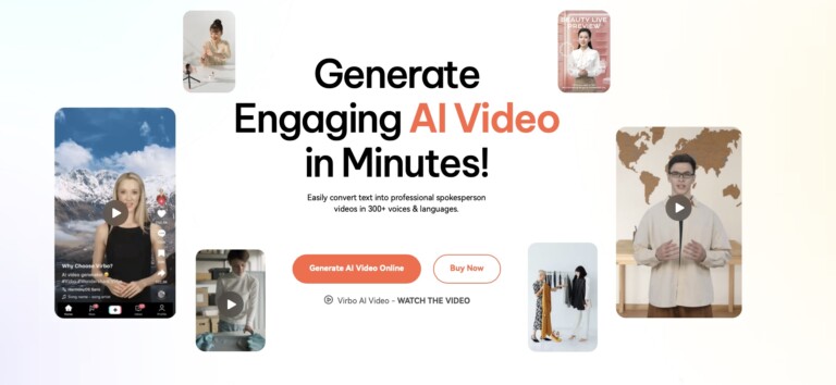 Wondershare Virbo Homepage