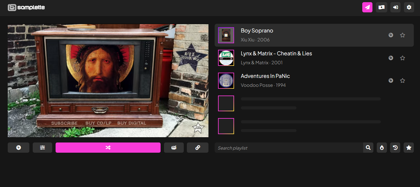 Samplette: Spark Curiosity With Music Sampling