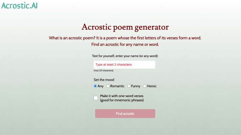 acrostic-ai-poem-generator