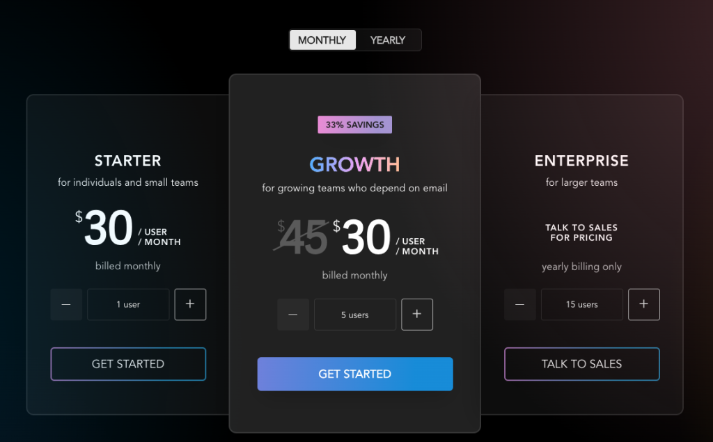 superhuman email pricing