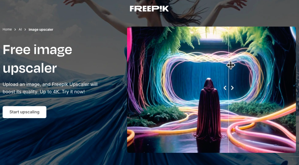 Freepik-AI-Image-Upscaler