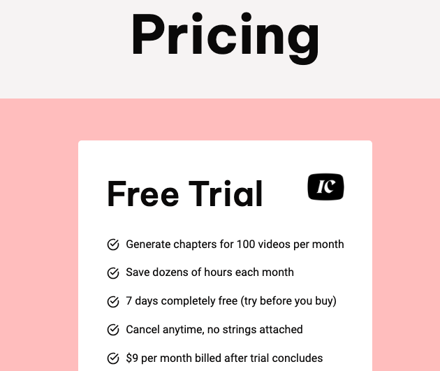 instantchapters-pricing