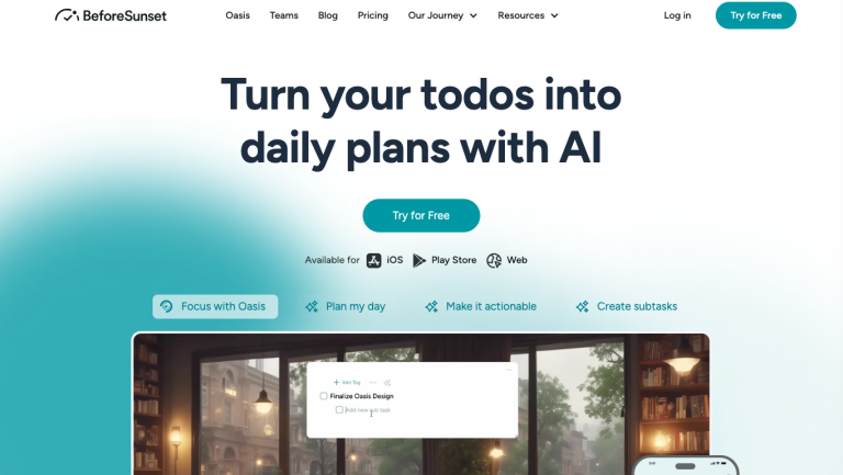 beforesunset-ai-todo-planner