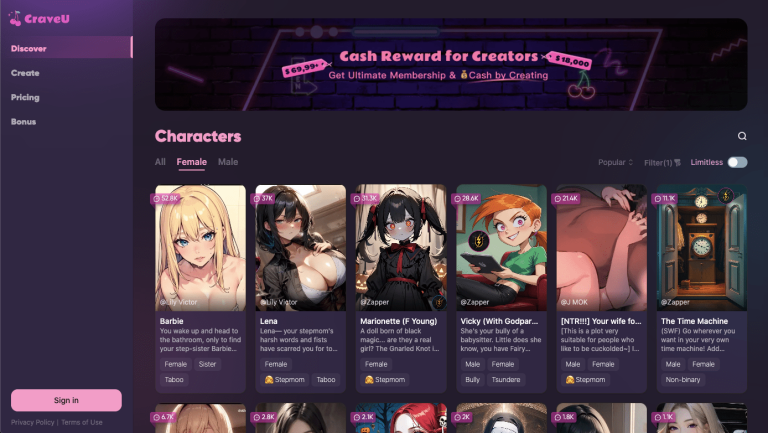 craveu-ai-chat-nsfw