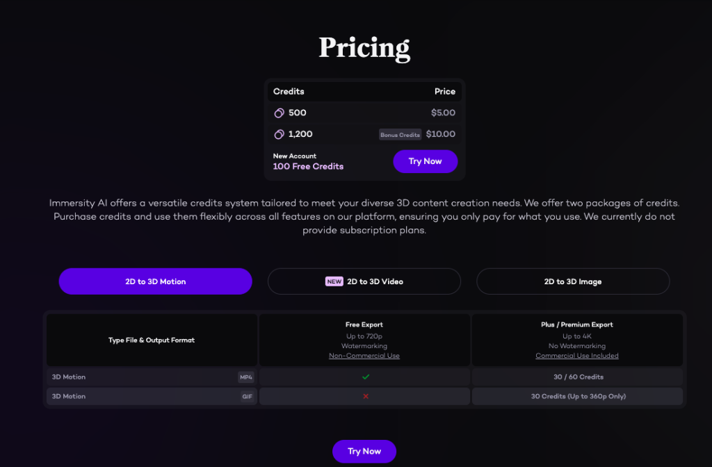 immersity-ai-pricing