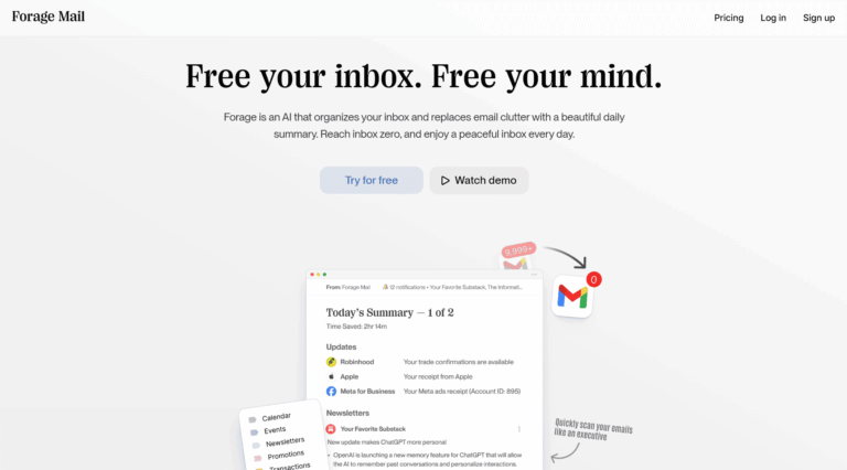 Forage mail Homepage