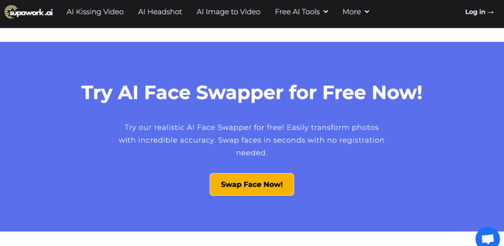 Supawork AI Face swap Pricing