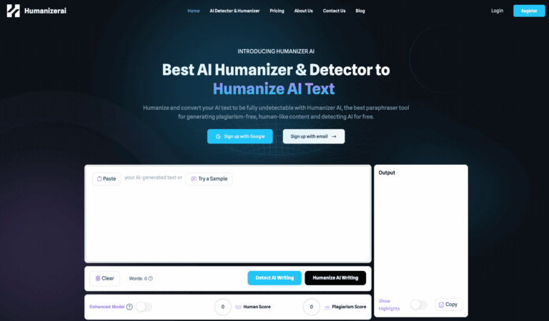 Humanizerai Homepage