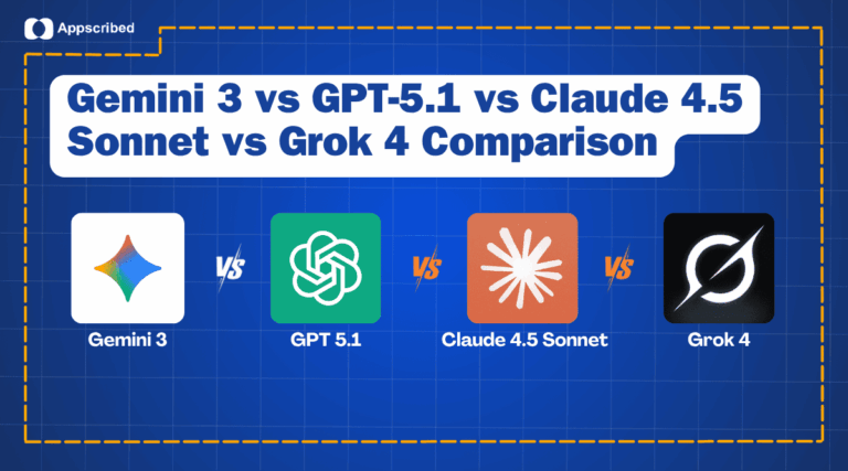 Gemini 3 vs GPT-5.1 vs Claude 4.5 Sonnet vs Grok 4 Comparison