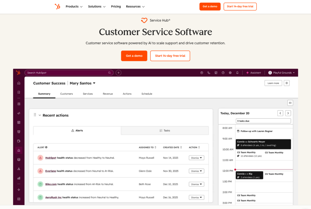 Hubspot service hub ticketing system review