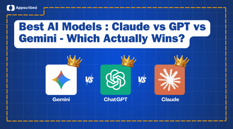 Best AI Models 2026 Claude vs GPT vs Gemini - Which Actually Wins