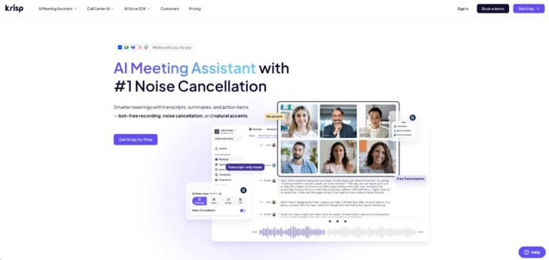 Krisp Homepage