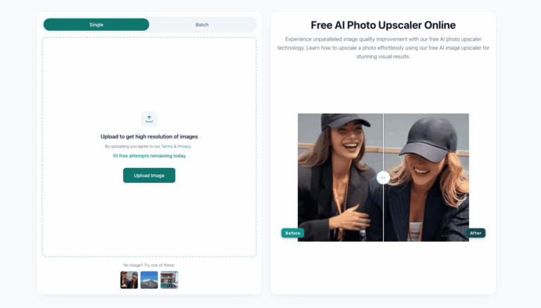 Photoupscaler homepage