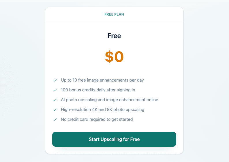 Photoupscaler pricing