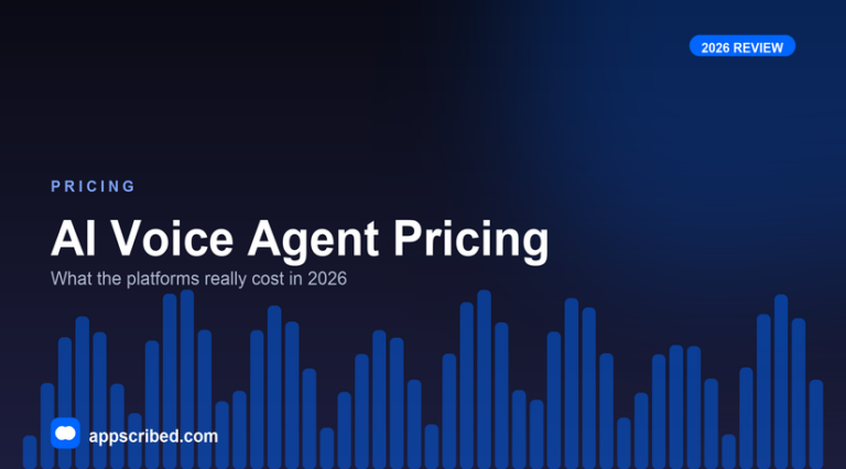 AI Voice Agent Pricing - Appscribed 2026 guide
