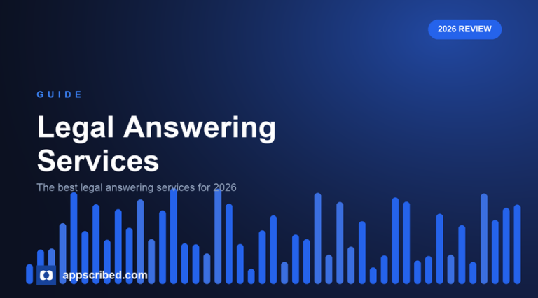 Best legal answering services - Appscribed 2026 guide