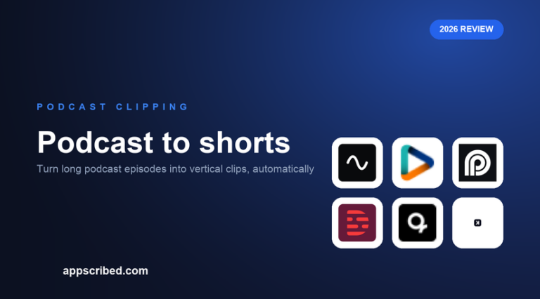 Podcast to shorts - Appscribed 2026 guide