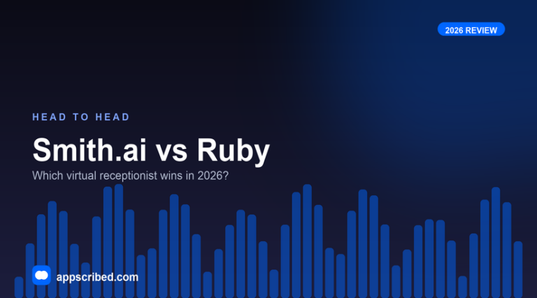 Smith.ai vs Ruby virtual receptionist comparison 2026