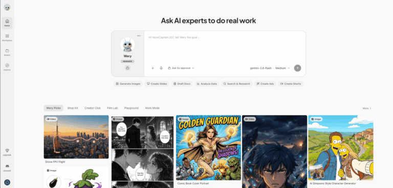 Wery ai Dashboard