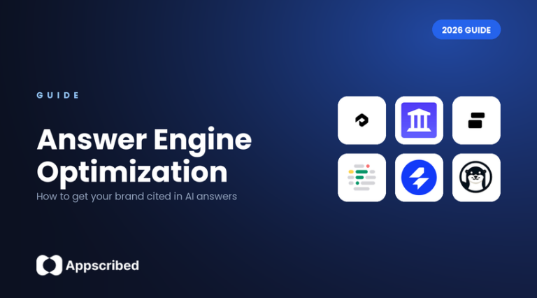 Answer Engine Optimization - Appscribed 2026 guide