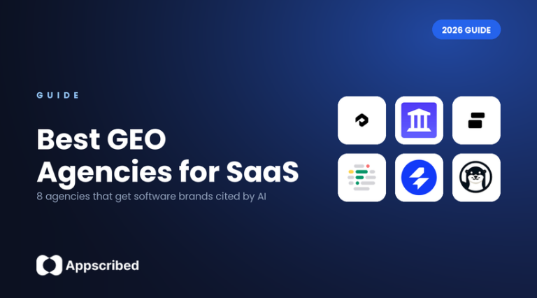 Best GEO Agencies - Appscribed 2026 guide