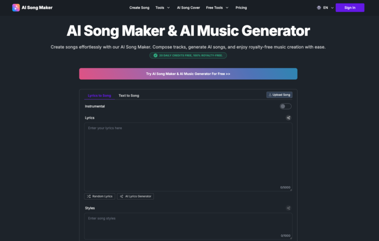 AI song maker