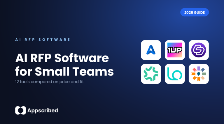 AI RFP software for small teams compared - Appscribed 2026 guide