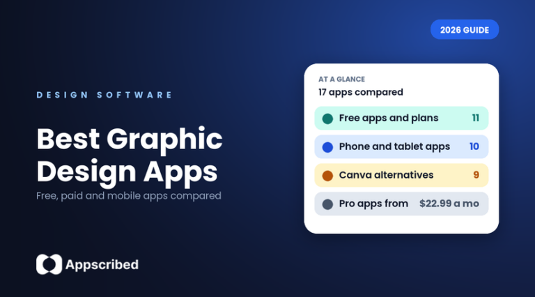 Best graphic design apps in 2026: 17 apps compared, with free apps, phone and tablet apps and Canva alternatives