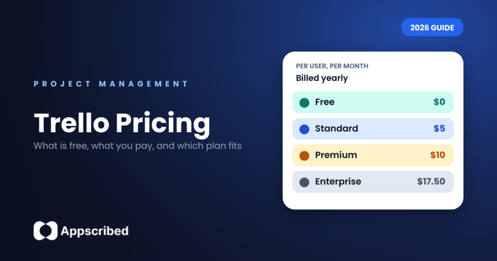 Trello pricing 2026: what the Free, Standard, Premium and Enterprise plans cost per user per month