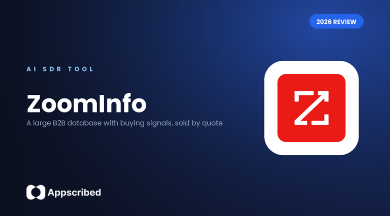 ZoomInfo review - Appscribed 2026 guide